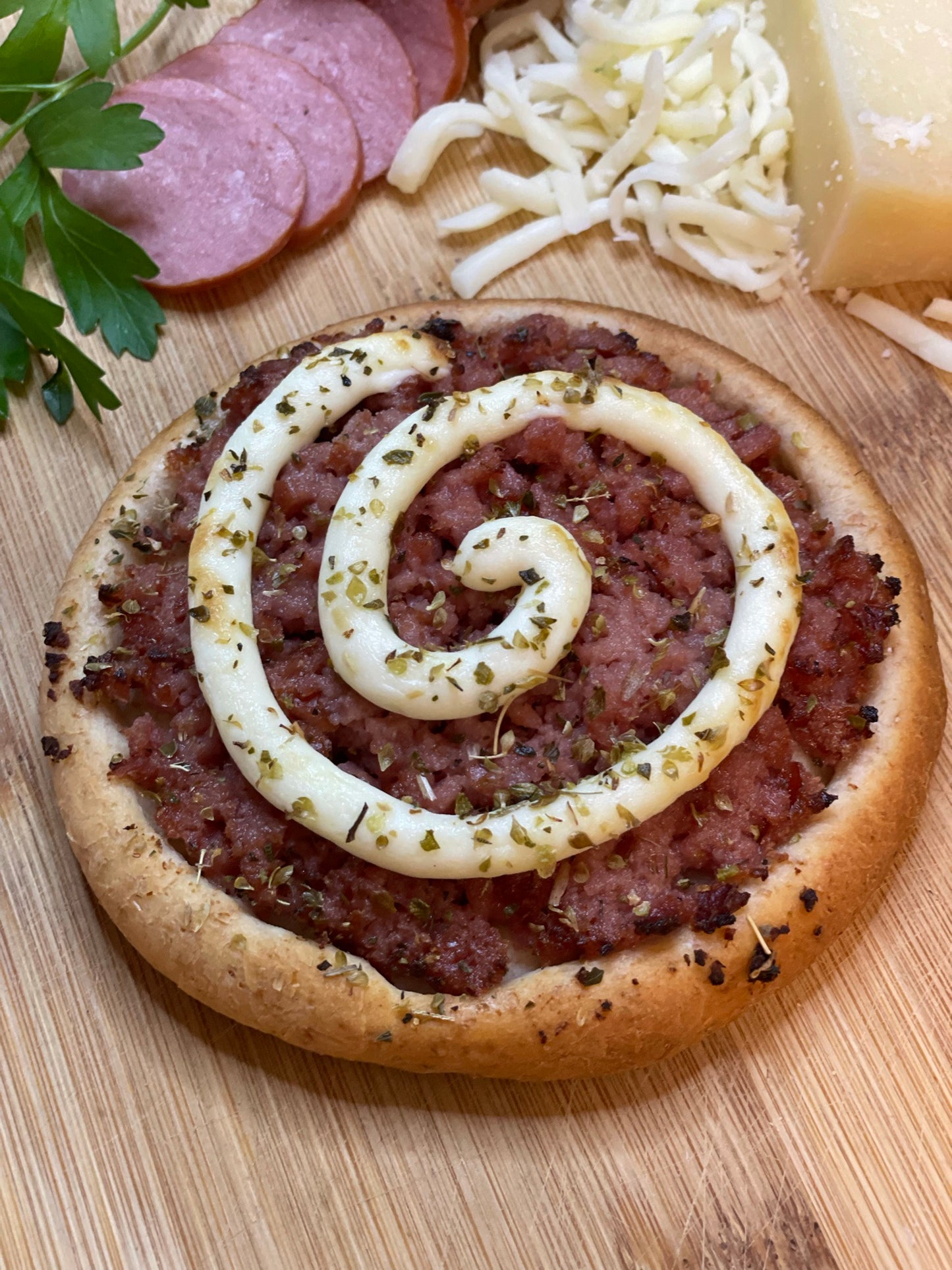 Pepperoni & Cheese Esfiha - 2 units