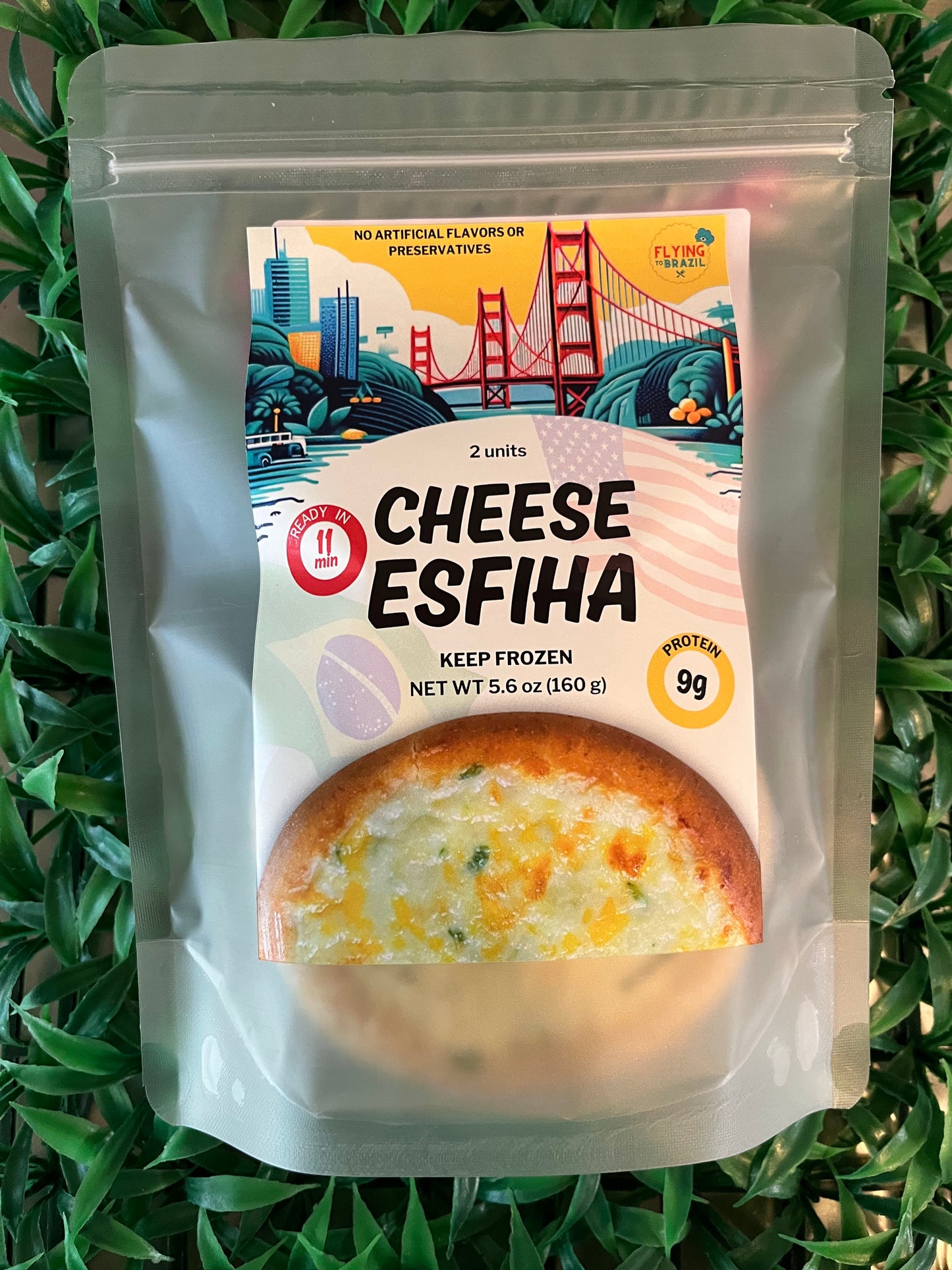 Esfiha with 5 Cheeses - Box with 2 units